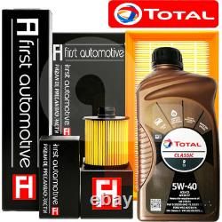 Fiat Ducato 250 2.3 Multijet Maintenance Kit 4 Filters + 7L Total 5W40 Oil