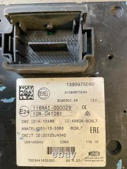 Fiat Ducato 2.3 Multijet Euro 6 Starter Kit ECU 55271527 BCM 1389975080