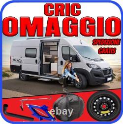 Fiat Ducato Camper Spare Wheel Kit 17' 5-Spoke Jack Wrench Bag DOT2025