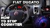 Fiat Ducato Campervan Dashboard Removal Odometer Stop 2020