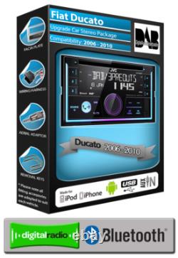 Fiat Ducato Car Stereo, JVC CD USB Auxiliary DAB Radio Bluetooth Kit