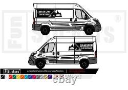 Fiat Ducato Van Camper Mountain Camper Kit Decorative Stickers Adhesive