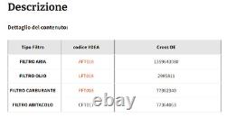 Filter Kit + Oil Selenia 5W40 Fiat Ducato 2.3 Multijet 06