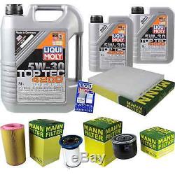 Filter Set Kit + 5w30 Motor Oil For Fiat Ducato Select / Chassis 250 290