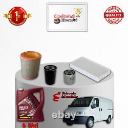 Filters Maintenance Kit And Oil Fiat Ducato II 2.5 Diesel 62kw 84cv 1999