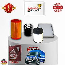 Filters Maintenance Kit + Oil Fiat Ducato III 3.0 Jtd 115kw 157cv From 2010