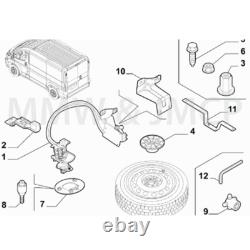 For Fiat Ducato Jumper Boxer 2006- Replacement Wheel Winch Support Kit New