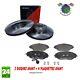 Front Brake Discs And Pads Kit Maxgear For Fiat Ducato Str Btt