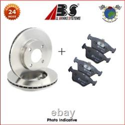 Front Brake Discs and Pads Kit with ABS for Fiat Ducato #0M