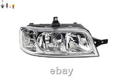 Front Headlight Compatible With Fiat Ducato 244 04/2002 Right With Bulb