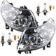 Front Headlight Kit For Fiat Ducato 2006-2010 + Left And Right Bulbs