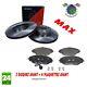 Front Maxgear Brake Discs And Pads Kit For Fiat Ducato