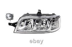H7 H1 Halogen Headlights Suitable for Fiat Ducato 244 04/02- Driver Side + Smoke