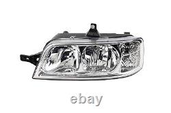 H7 H1 Halogen Headlights Suitable for Fiat Ducato 244 04/02- Driver Side + Smoke