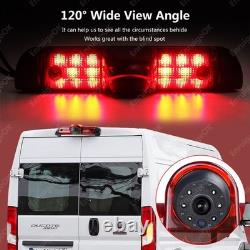 HD Rear Camera Kit with Brake Light for Citroën Jumper Fiat Ducato Peugeot Boxer