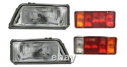 HEADLIGHT KIT FRONT LEFT + RIGHT + REAR LAMP C JUMPER FIAT DUCATO P BOXER 94-02v
