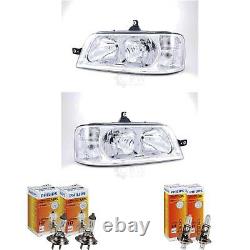 Halogen Headlight Kit Fiat Ducato (244) Year Mfr. 04 / 02- H7 / H1 With Flashing