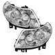 Halogen Headlight Kit H7/h1 For Fiat Ducato Choose / Chassis Bus Housing