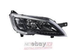 Halogen Headlight Kit Suitable for Fiat Ducato 250 14- Chrome LED Tfl Lin. Right