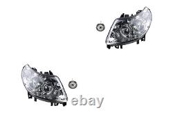 Halogen Headlight Kit Suitable for Fiat Ducato 250 251 11-14 H1 H7 L&R + Smoke