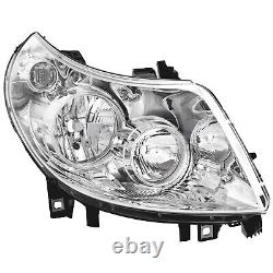 Halogen Headlight Kit for Fiat Ducato Boxer 250 290 130 Multijet 2.3 D