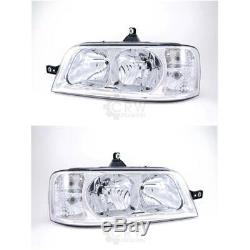 Halogen Headlights Kit Fiat Ducato (244) Year Mfr. 04 / 02- H7 / H1 With Flashing