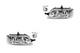 Halogen Headlights Kit Suitable For Fiat Ducato 244 04/02- H7 H1 + Fog +