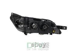 Headlight Compatible With Fiat Ducato 250 Black With LED Daytime Running Lights + Lighting