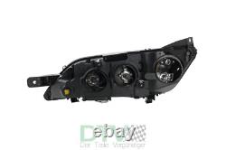 Headlight Compatible With Fiat Ducato 250 Black With LED Daytime Running Lights + Lighting