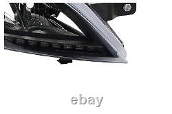Headlight Compatible With Fiat Ducato Black 250 06/14- With LED Daytime Running Light Kit