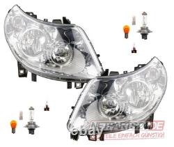 Headlight Kit Compatible with Fiat Ducato 250 11-14 with L & R Bulbs and H15