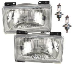 Headlight Kit Halogen Suitable for Fiat Ducato 1984-1990 with 2x H4 Left Right