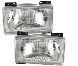 Headlight Kit Halogen Suitable for Fiat Ducato 1984-1990 with 2x H4 Left Right
