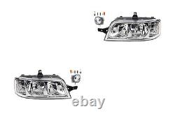 Headlight Kit Halogen Suitable for Fiat Ducato 244 04/02- H7 H1 + Fog +