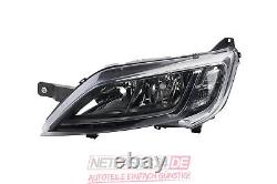 Headlight Kit Halogen Suitable for Fiat Ducato 250 251 2014- Chrome H7 Right Left