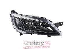 Headlight Kit Halogen Suitable for Fiat Ducato 250 251 2014- Chrome H7 Right Left