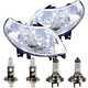 Headlight Kit For Fiat Ducato Year Prod. 01/06-09/10 Incl. H7+h1 Bulbs