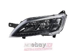 Headlights Kit Halogen Suitable for Fiat Ducato 250 14- Chrome LED Tfl Lin. Right