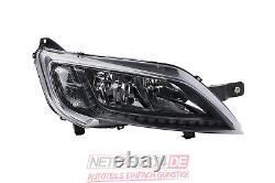 Headlights Kit Halogen Suitable for Fiat Ducato 250 14- Chrome LED Tfl Lin. Right