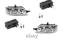 Headlights Suitable for Fiat Ducato 244 02- with H7 H1 Left Right + Motor