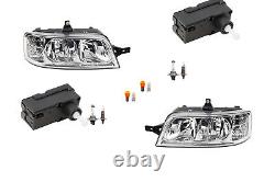 Headlights Suitable for Fiat Ducato 244 04/02- Left Right + Servomotor