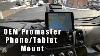 How To Installing Fiat Tablet Phone Holder In A Promaster