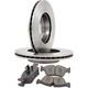 Jurid Front Ventilated Brake Disc Kit + Pads For Fiat Ducato Box 230l