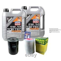 Kit Filter Of Inspection Liqui Huile Of Moly 10l 5w-30 For Fiat Ducato