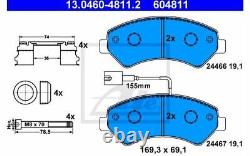 Kit Of Ate Front Brake Discs And Pads For Fiat Ducato