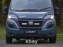 LED Triple-R 750 Grille Lamps + Support Kit for Fiat Ducato 2022 + Van