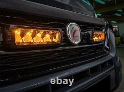 LED Triple-R 750 Grille Lamps + Support Kit for Fiat Ducato 2022 + Van