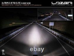 LED Triple-R 750 Grille Lamps + Support Kit for Fiat Ducato 2022 + Van