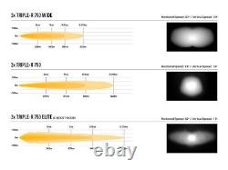 LED Triple-R 750 Grille Lamps + Support Kit for Fiat Ducato 2022 + Van