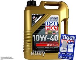 LIQUI MOLY Filter Inspection Kit 5L 10W-40 Oil for Fiat Ducato Bus 244